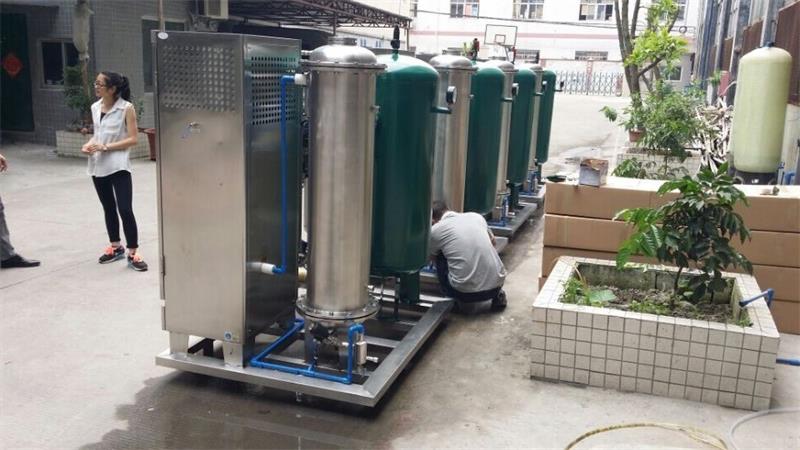 臭氧發(fā)生器，500克氧氣源臭氧發(fā)生器牛仔洗滌現(xiàn)場(chǎng)視頻